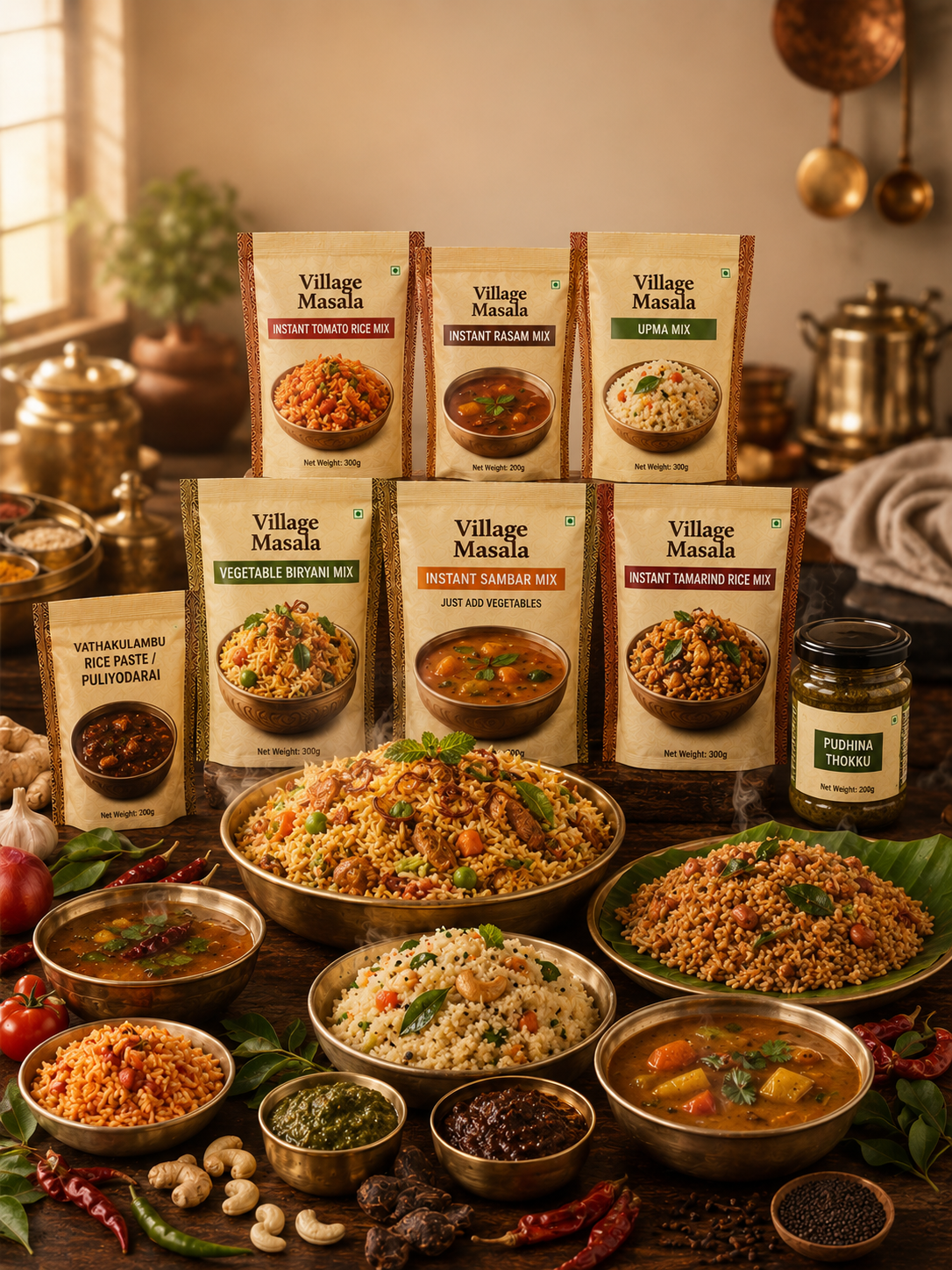 South Indian instant mixes USA